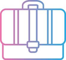 Portfolio Line Gradient Icon Design vector