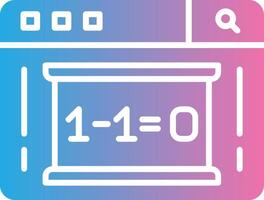 OnGlyph Gradient Multi Circle Class Glyph Gradient Icon Design vector