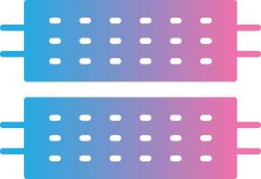 Led Glyph Gradient Icon Design vector