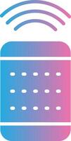 Remote Control Glyph Gradient Icon Design vector