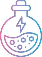 Scientific Line Gradient Icon Design vector