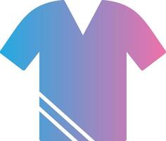 Shirt Glyph Gradient Icon Design vector