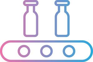 Assembly Line Gradient Multi Circle Line Gradient Icon Design vector