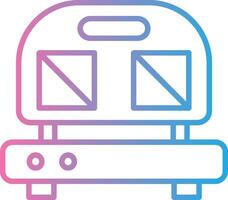 Sandwich Press Line Gradient Icon Design vector