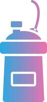 Protein Shake Glyph Gradient Icon Design vector