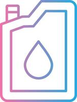Oil Change Line Gradient Icon Design vector