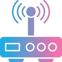 Modem Glyph Gradient Icon Design vector