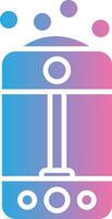 Humidifier Glyph Gradient Icon Design vector