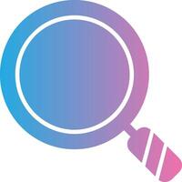 Magnifying Glass Glyph Gradient Icon Design vector