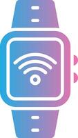 Wi-fi Glyph Gradient Icon Design vector