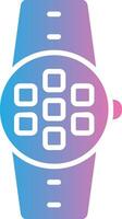 Apps Glyph Gradient Icon Design vector