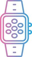 Apps Line Gradient Icon Design vector