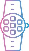 Apps Line Gradient Icon Design vector