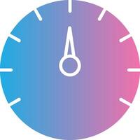 Speed Test Glyph Gradient Icon Design vector