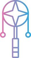 Spin Drum Line Gradient Icon Design vector