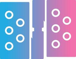 Hinge Glyph Gradient Icon Design vector