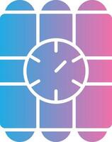 C4 Glyph Gradient Icon Design vector