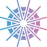 Spider Web Glyph Gradient Icon Design vector