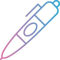 Pen Line Gradient Icon Design vector