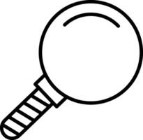 Search Line Icon Design vector