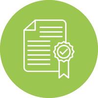 File Line Multi Circle Icon vector