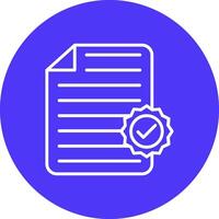 File Line Multi Circle Icon vector