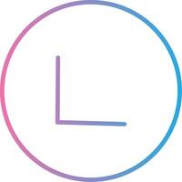 Chevron Line Gradient Icon Design vector
