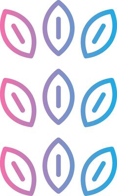 Sesame Line Gradient Icon Design