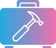 Toolkit Glyph Gradient Icon Design vector