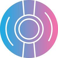 Cd Glyph Gradient Icon Design vector