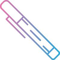 Pen Line Gradient Icon Design vector