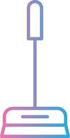 Cleaner Line Gradient Icon Design vector