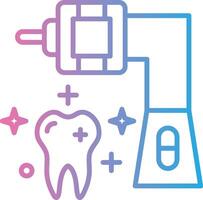 Filling Machine Line Gradient Icon Design vector