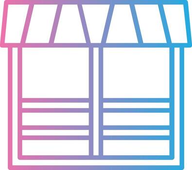 Stable Line Gradient Icon Design vector