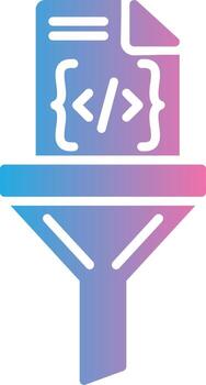 Tools And Utensils Glyph Gradient Icon Design vector