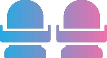 Seats Glyph Gradient Icon Design vector