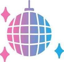 Party Ball Glyph Gradient Icon Design vector