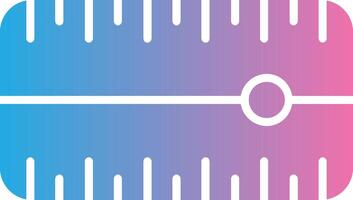 Dial Glyph Gradient Icon Design vector