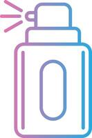 Deodorant Line Gradient Icon Design vector