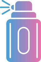 Deodorant Glyph Gradient Icon Design vector