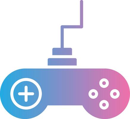 Gaming Glyph Gradient Icon Design
