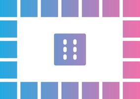 Board Games Glyph Gradient Icon Design vector