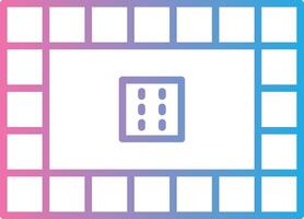 Board Games Line Gradient Icon Design vector