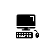 Computer icon design vector