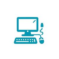 Computer icon design vector