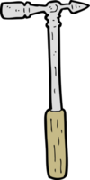 tecknad serie stift hammare png