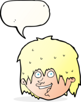 cartoon happy man with speech bubble png