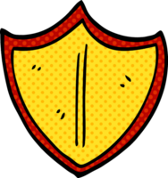 cartoon doodle old shield png