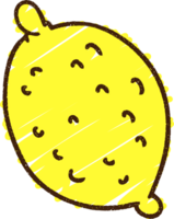 dibujo de tiza de limon png