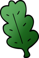 cartoon doodle leaf png